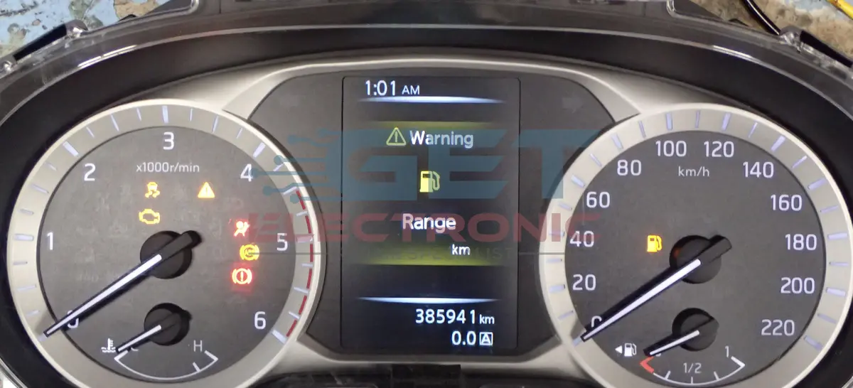 Nissan Navara D23 2016 Instrument Cluster Odometer Reprogram 1