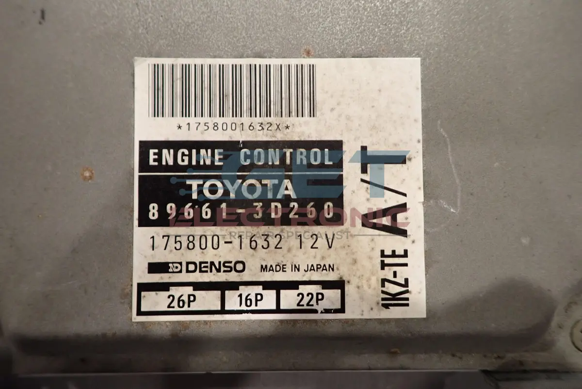 1Kz-Te Toyata At 89661-3D260 175800-1632 1