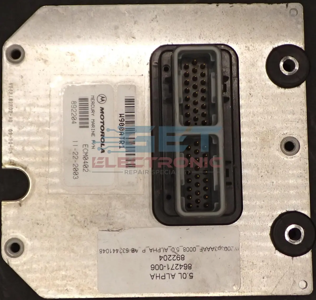 Mercruiser Ecus - No Coms 2002- 1