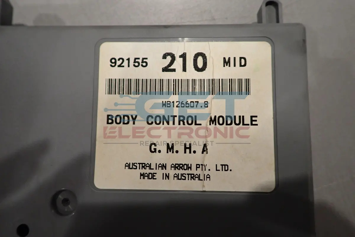 Holden Bcm Module - Indicator Sticking On 92166 210 Mid 1