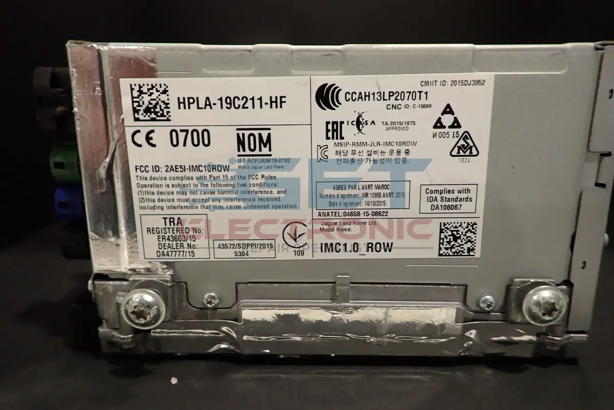 Jag/Landover  Infotainment Computer Hla-19C211-Hf - Not Serviacable 1