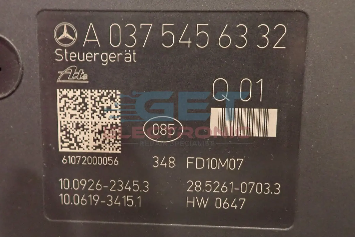Abs Control Module A 037 545 63 32 1