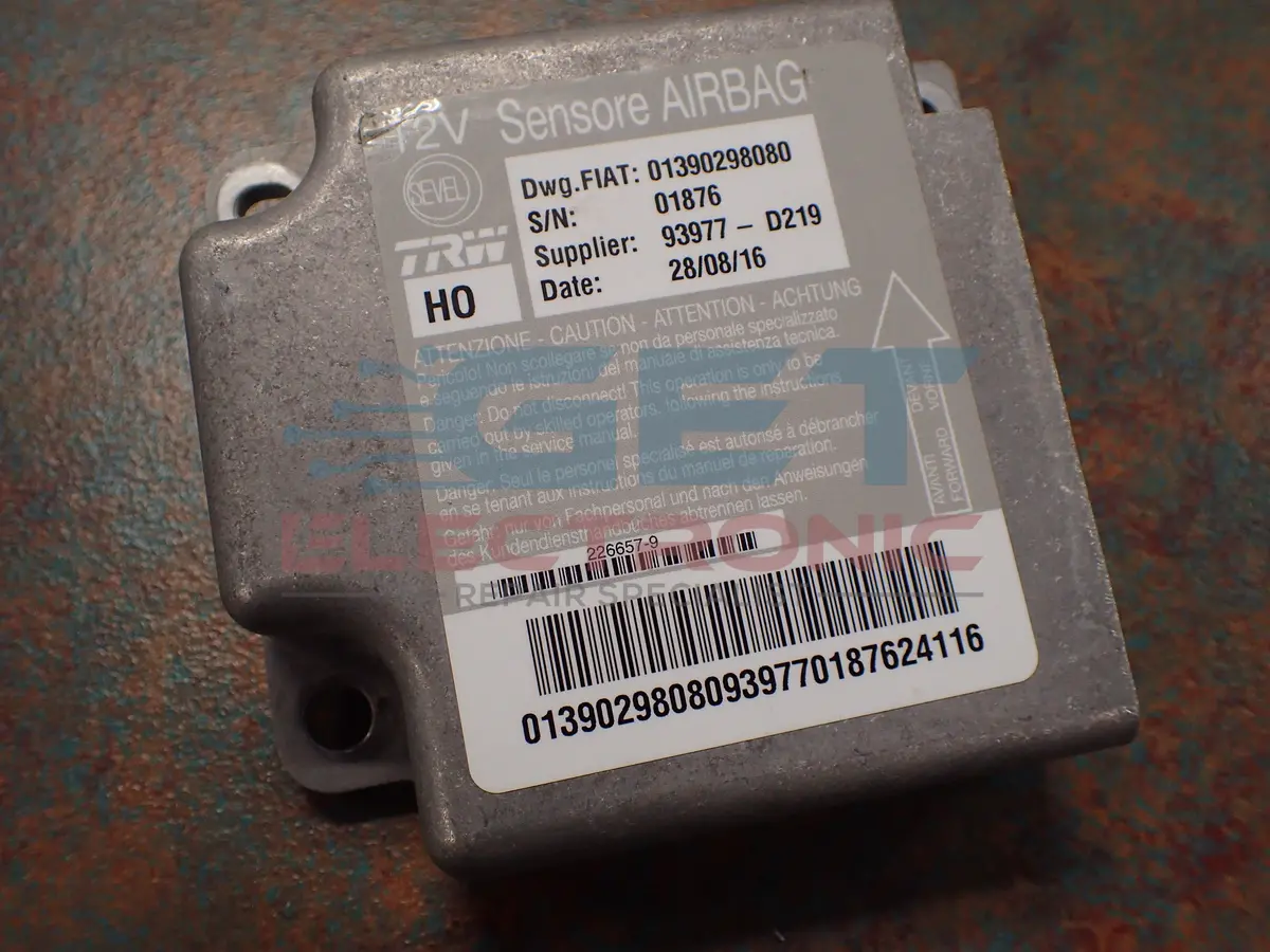Fiat  Ducato Srs Airbag Reset - Internal Error Repair 1