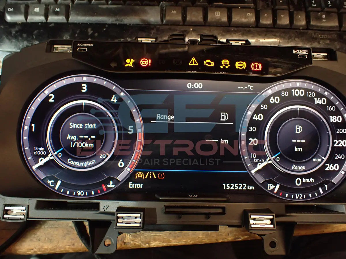 Vw Golf Full Lcd Instrument Cluster - No Sound 1