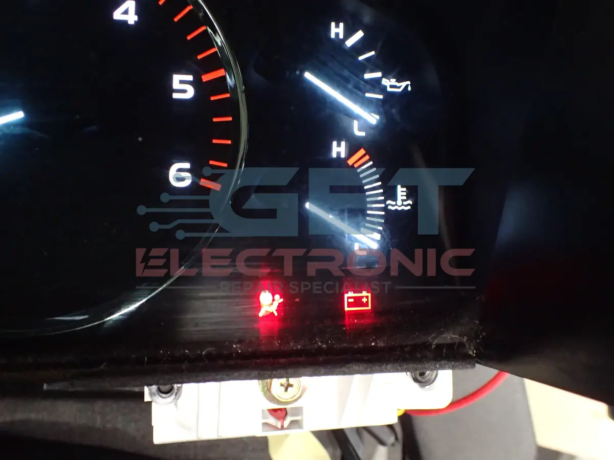 Land Cruiser Cluster Repair  - Battery Light On 1