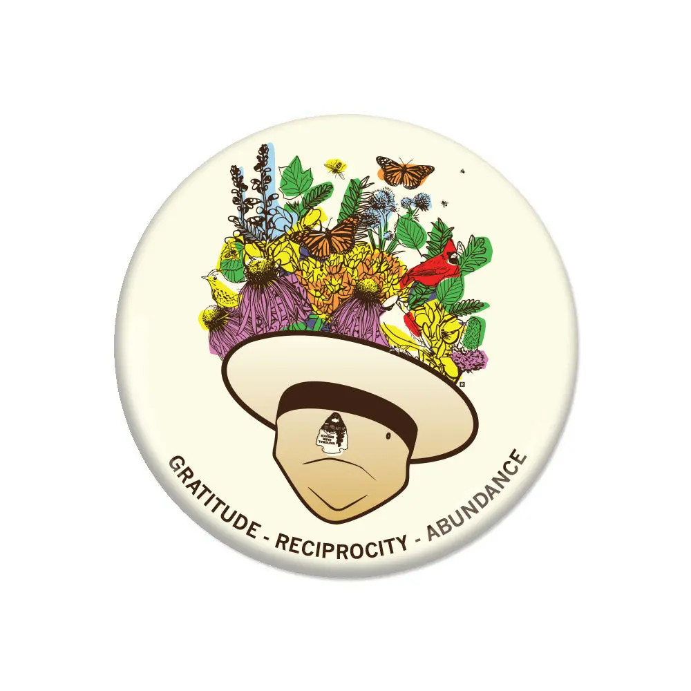 Park Ranger Hat Graphic Button 1
