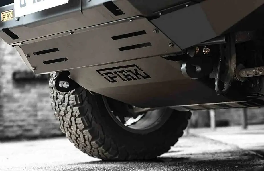 Piak Underbody Protection Plate In Matte Black For Mitsubishi Pajero Sport Qe 2016+ 1
