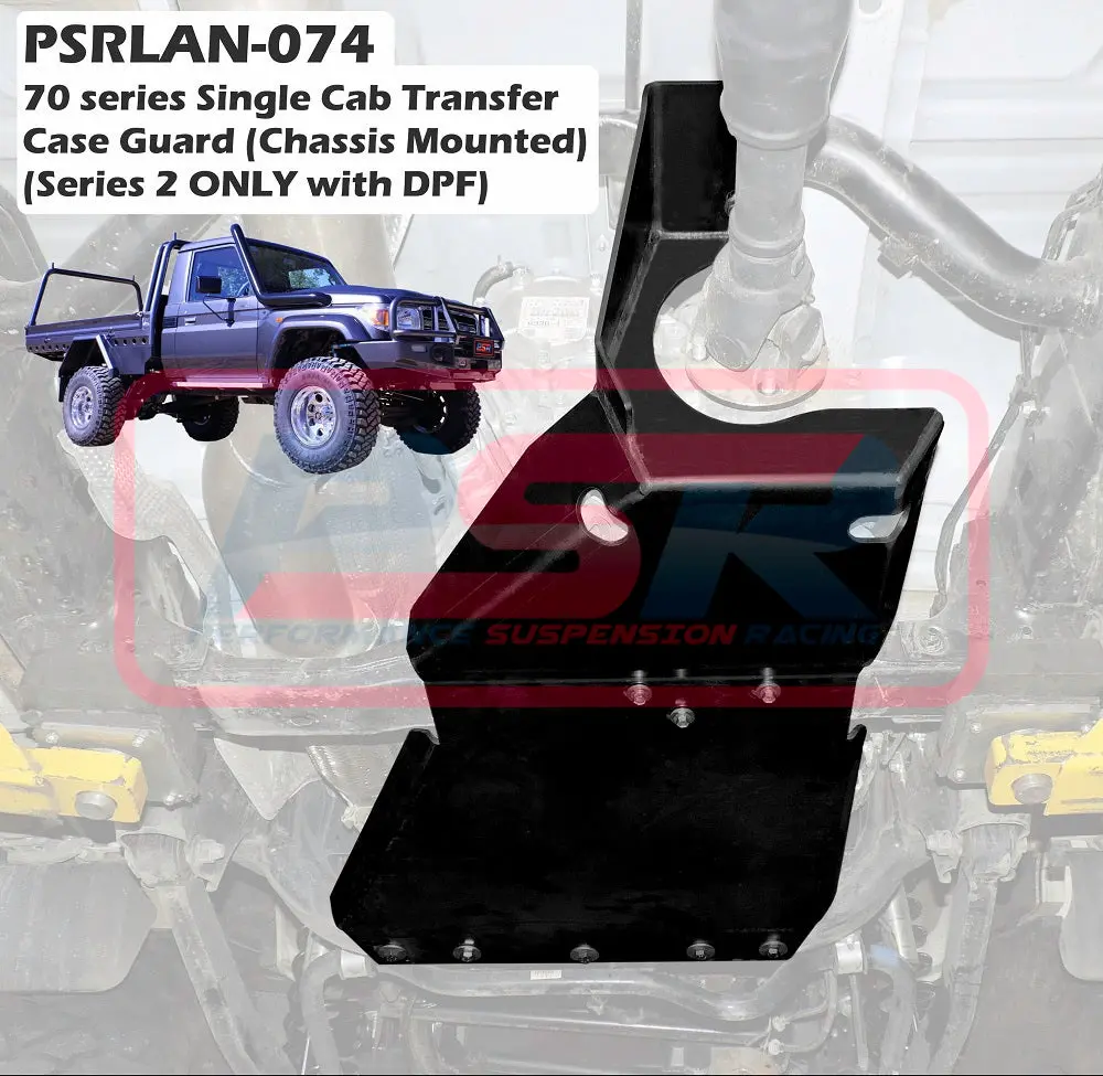 Psr Toyota Landcruiser 70 Series Single Cab Transfer Case Guard (Chassis Mounted) (Series 2 Only With Dpf) 1