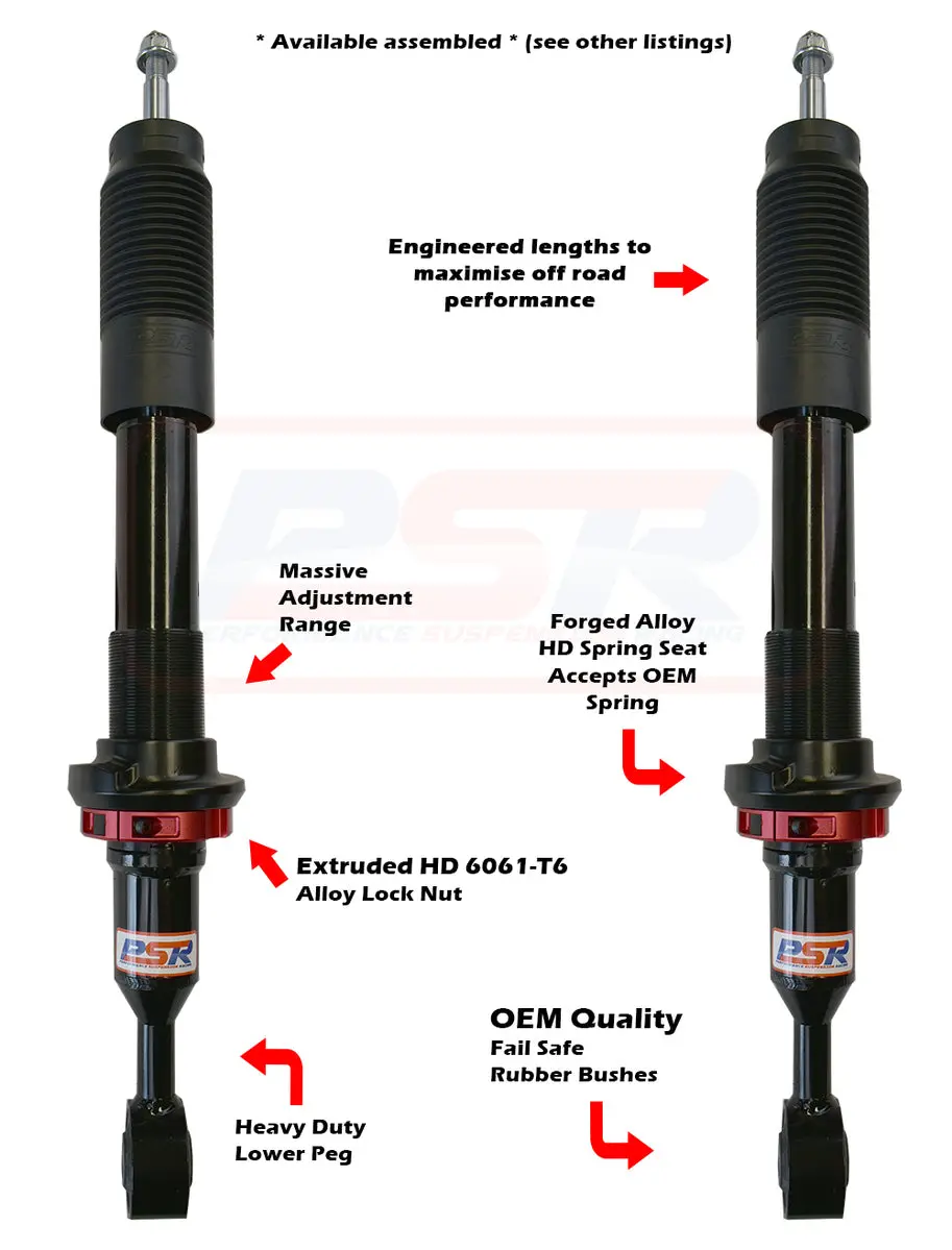 Toyota Landcruiser 200 Series Psr Ttg Front Shock Absorber - Pair 1