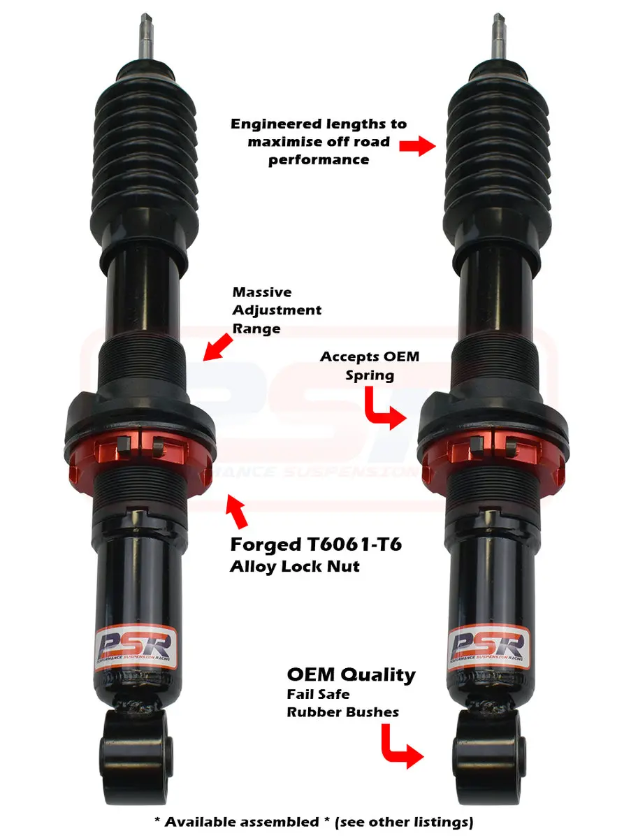 Holden Rg Colorado / Isuzu D-Max 1-2-3 / Mazda Bt-50 Tf 2021-On Psr Ttg 2-4" Front Adjustable Shock Absorber - Pair 1