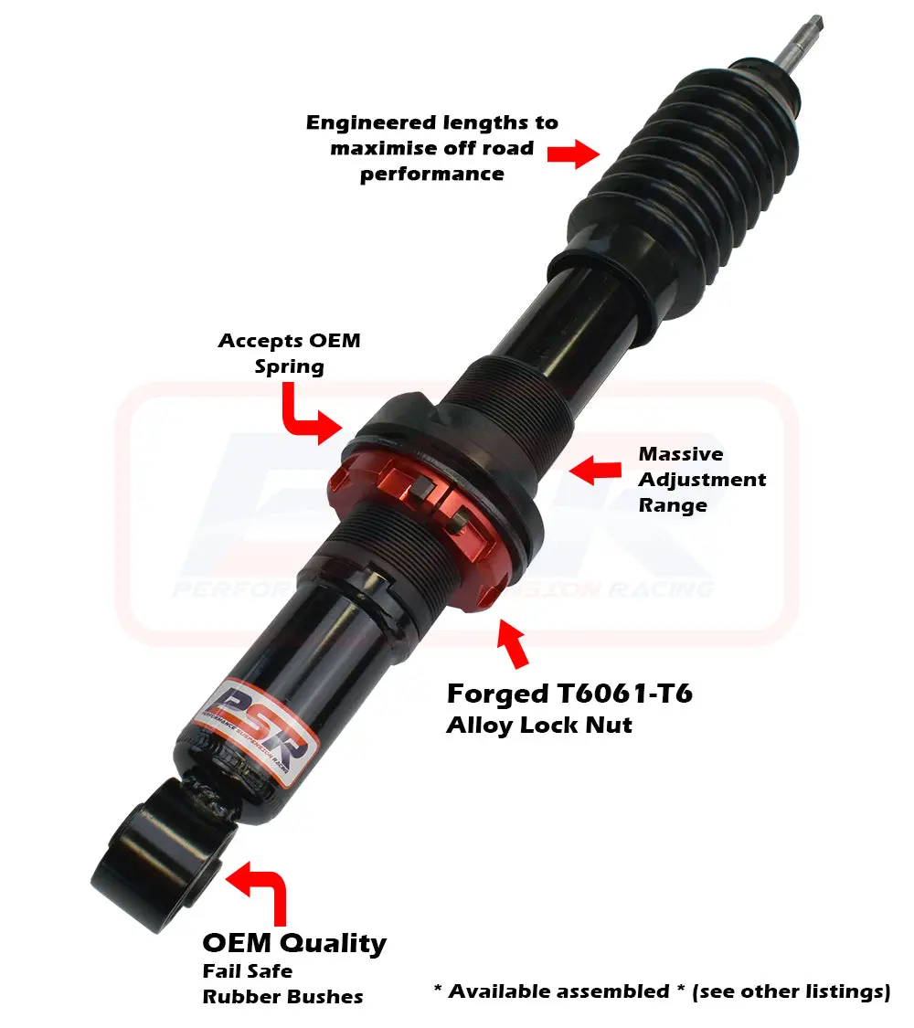 Holden Rg Colorado / Isuzu D-Max 1-2-3 / Mazda Bt-50 Tf 2021-On Psr Ttg 2-4" Front Adjustable Shock Absorber 1