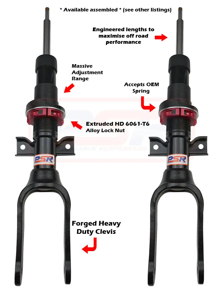 Vw Amarok Psr Ttg Front 2" Adjustable Shock Absorber - Pair 1