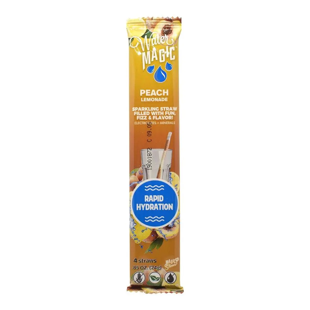 Peach Lemonade Water Straws 1