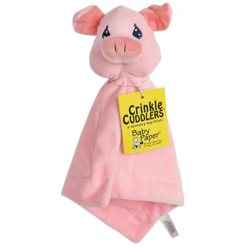 Pig Crinkle Cuddlers Baby Paper 1