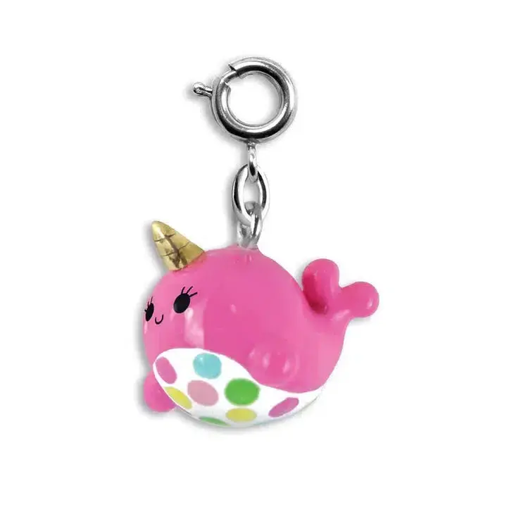 Pink Narwhal Charm 1