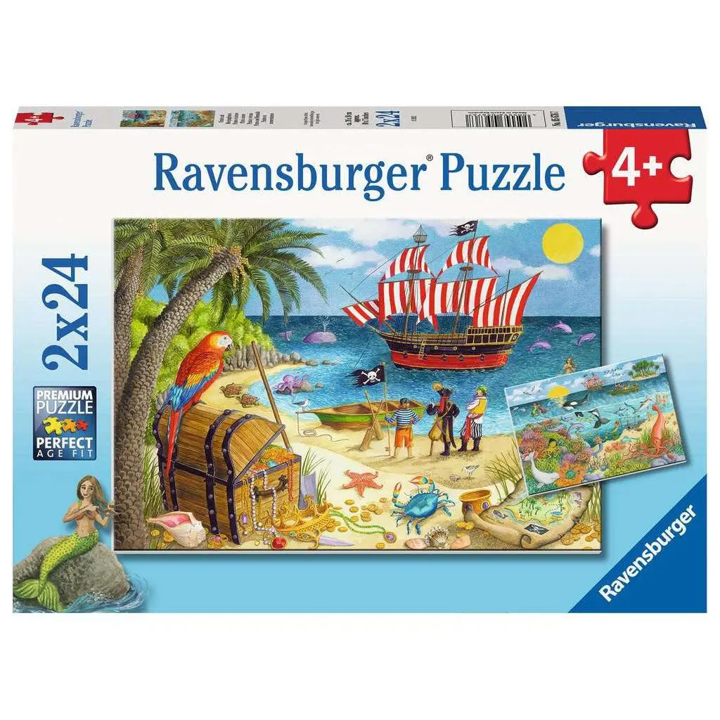 Pirates & Mermaids 2 X 24Pc 1