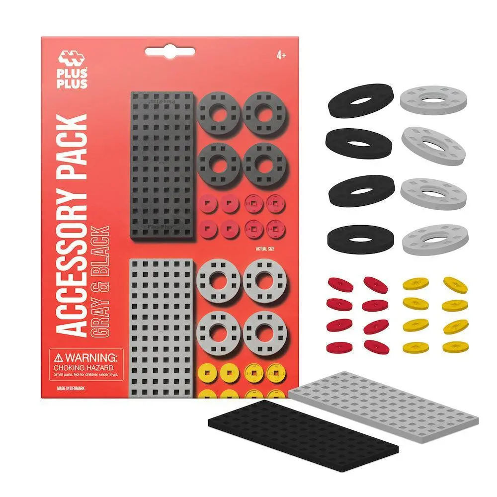 Plus-Plus Accessory Pack: Gray & Black 1