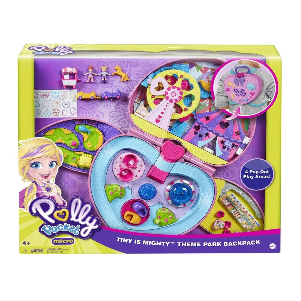 Polly Pocket Tiny Is Mighty Theme Park Backpack 1