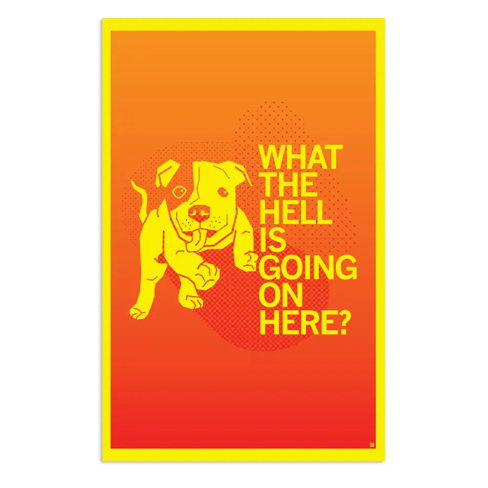 What The Hell Postcard 1
