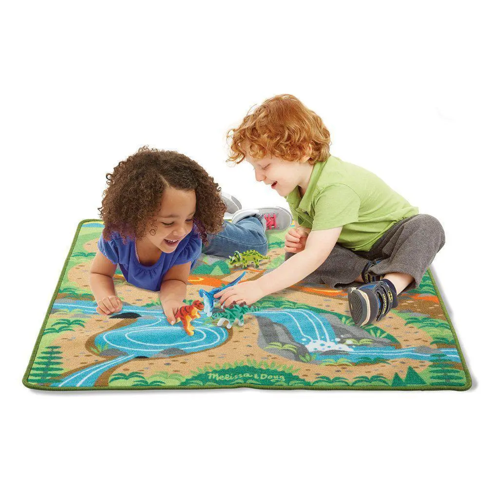 Prehistoric Playground Dinosaur Rug 1