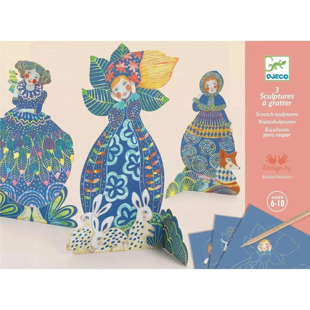 Pretty Dresses 3D Scratch Cards 1