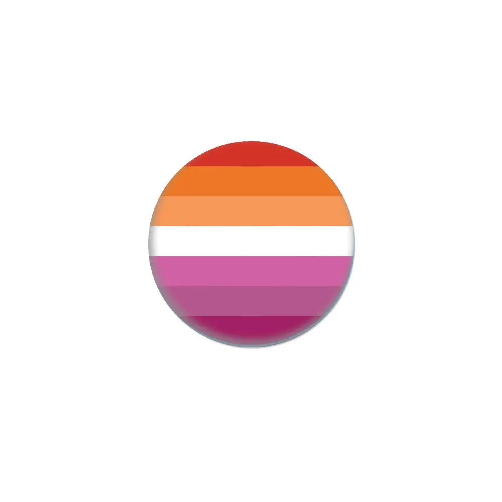 Lesbian Pride Flag 1" Button 1