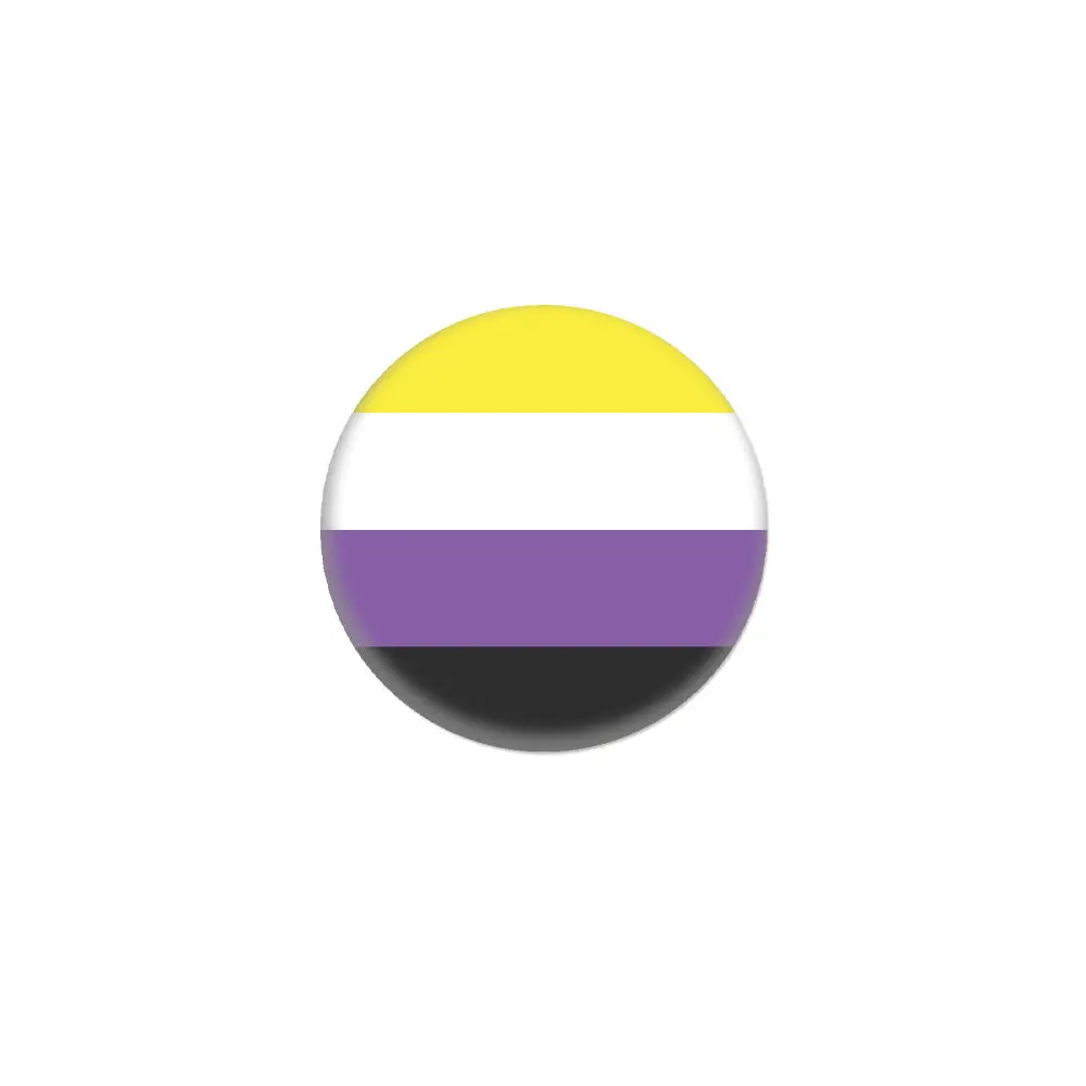 Non-Binary Pride Flag 1" Button 1