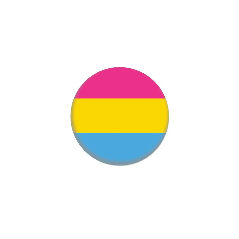 Pansexual Pride Flag 1" Button 1