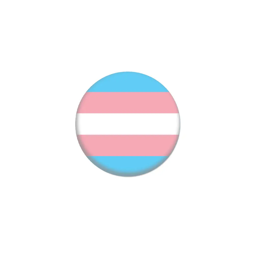 Trans Pride Flag 1" Button 1