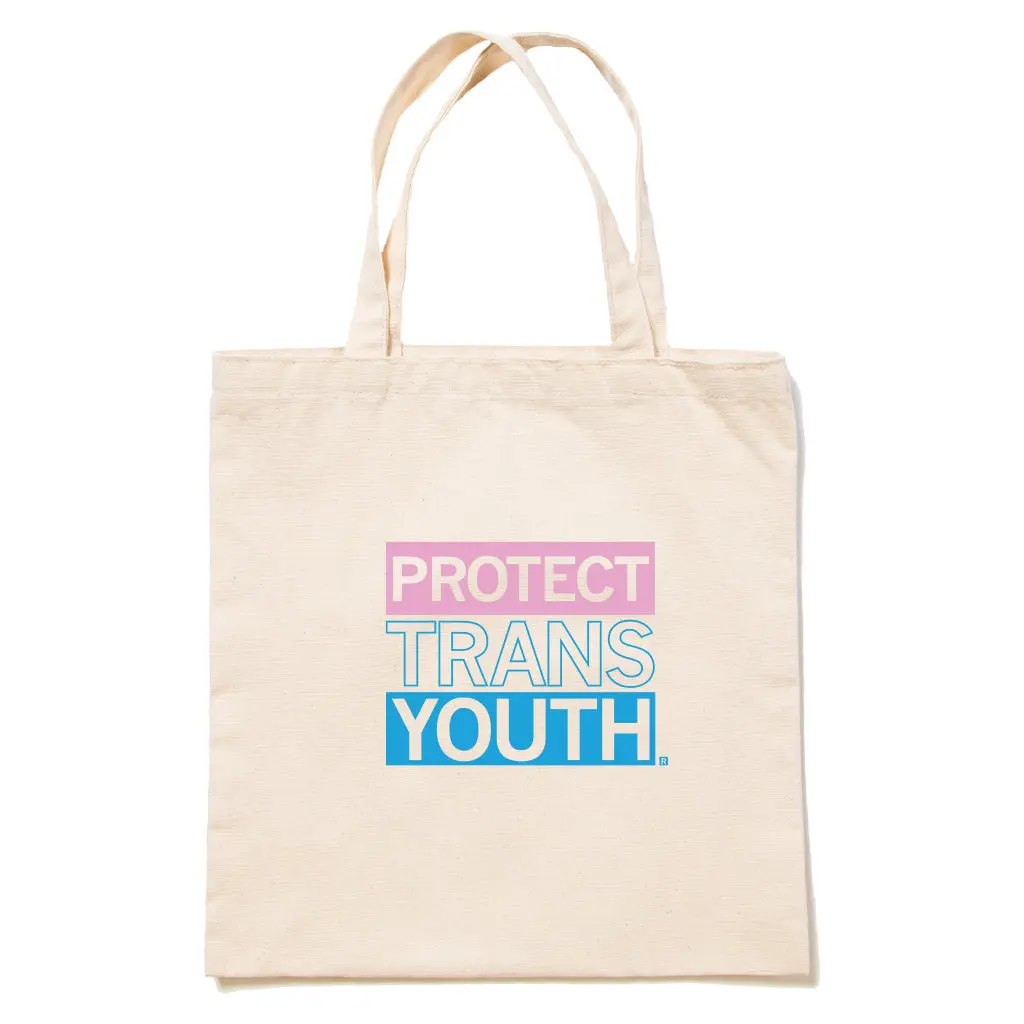Protect Trans Youth Tote Bag 1