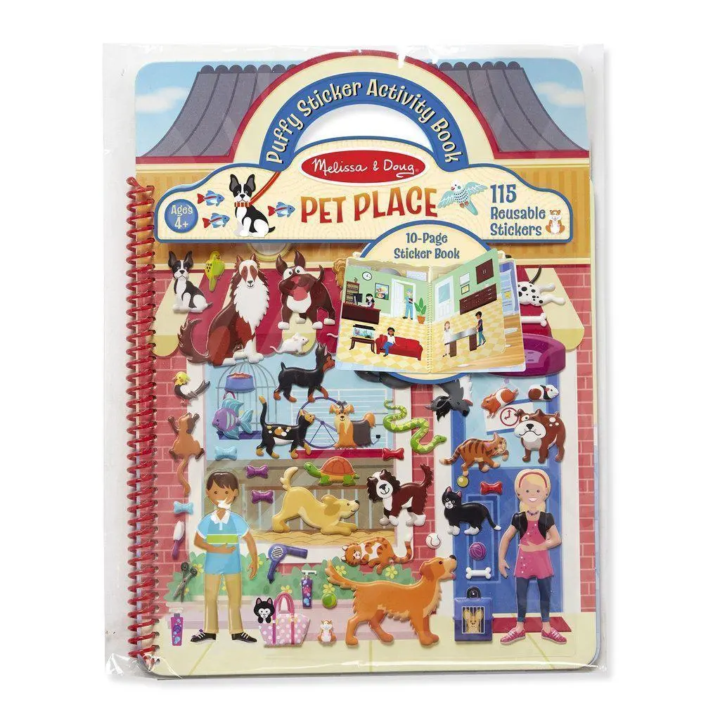 Puffy Sticker Activity Book - Pet Place (9429) 1
