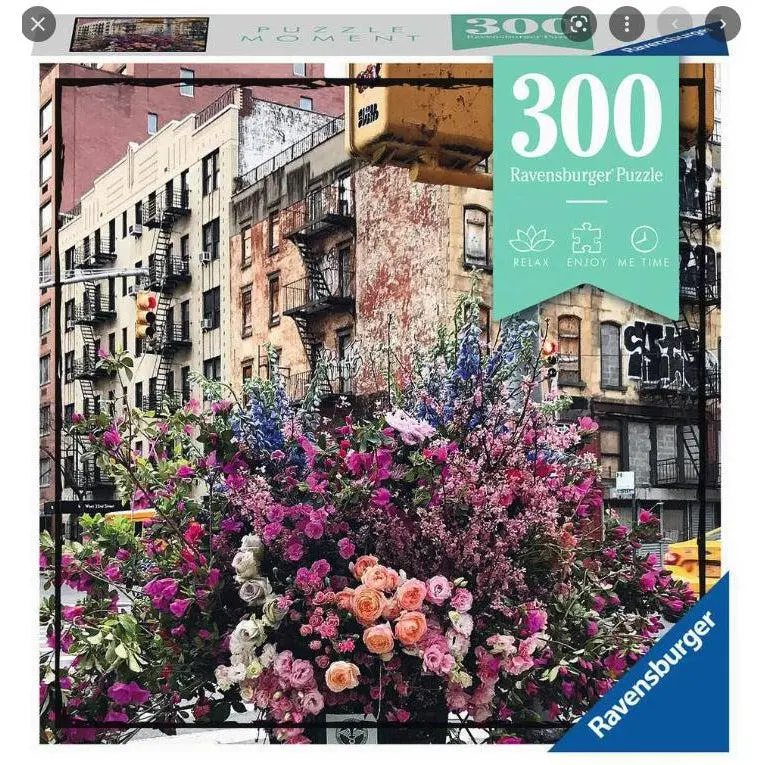 Puzzle Moment: Flowers In New York 300Pc 1