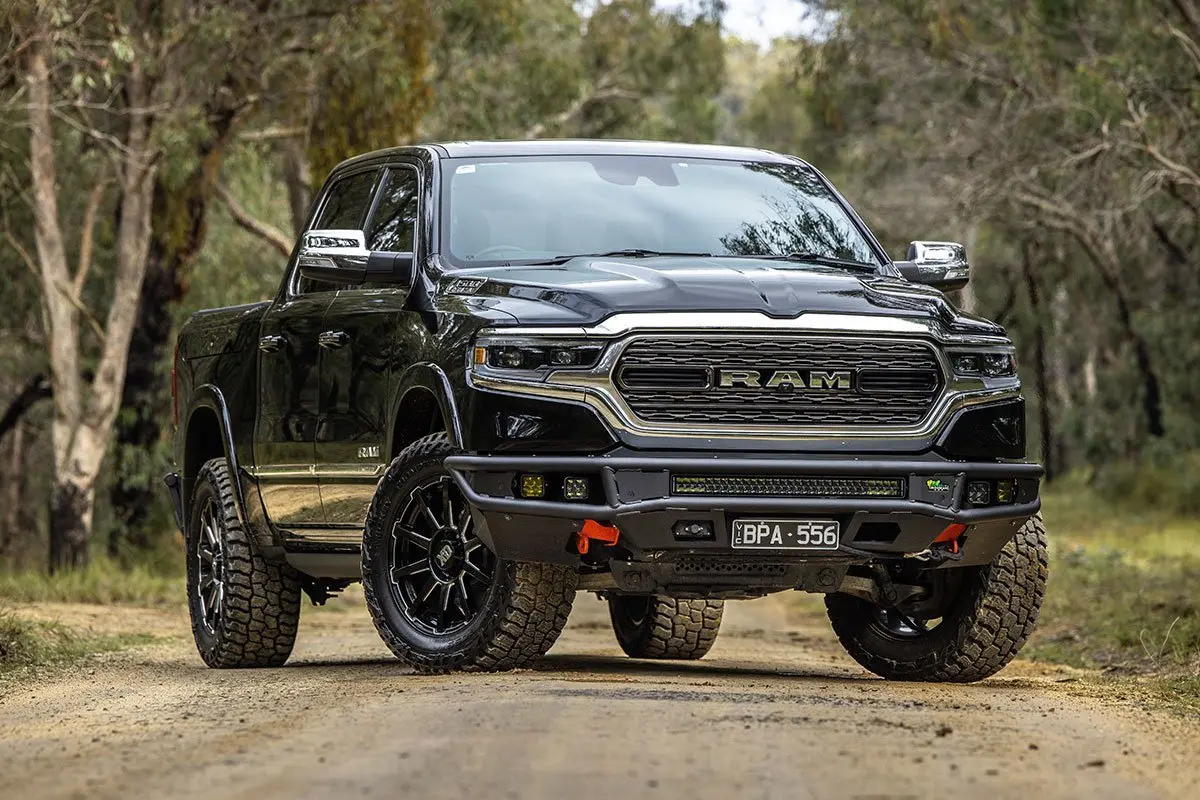 Raid Full Length Steel Tube Bumper Bull Bar To Suit Ram 1500 Dt 2019 Onwards 2