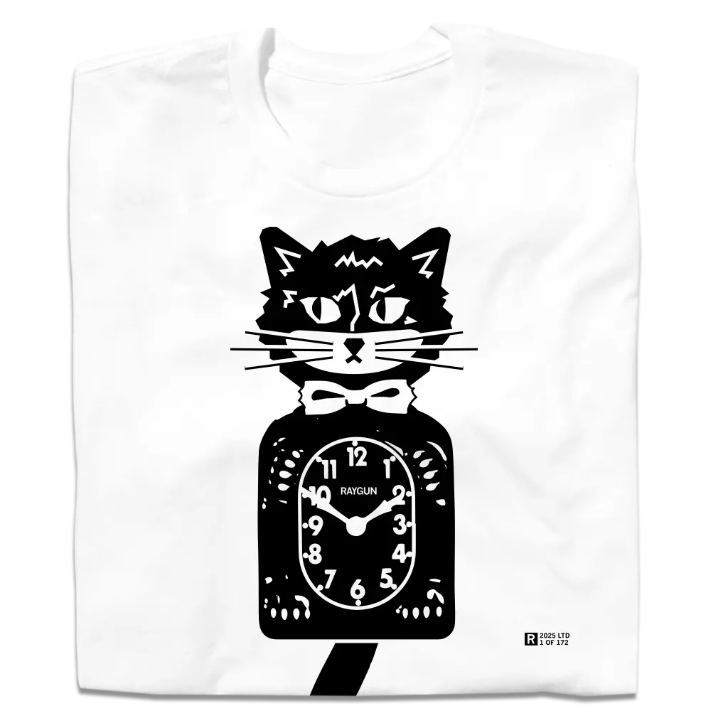 Raygun Cat Clock Logo Limited Edition 1
