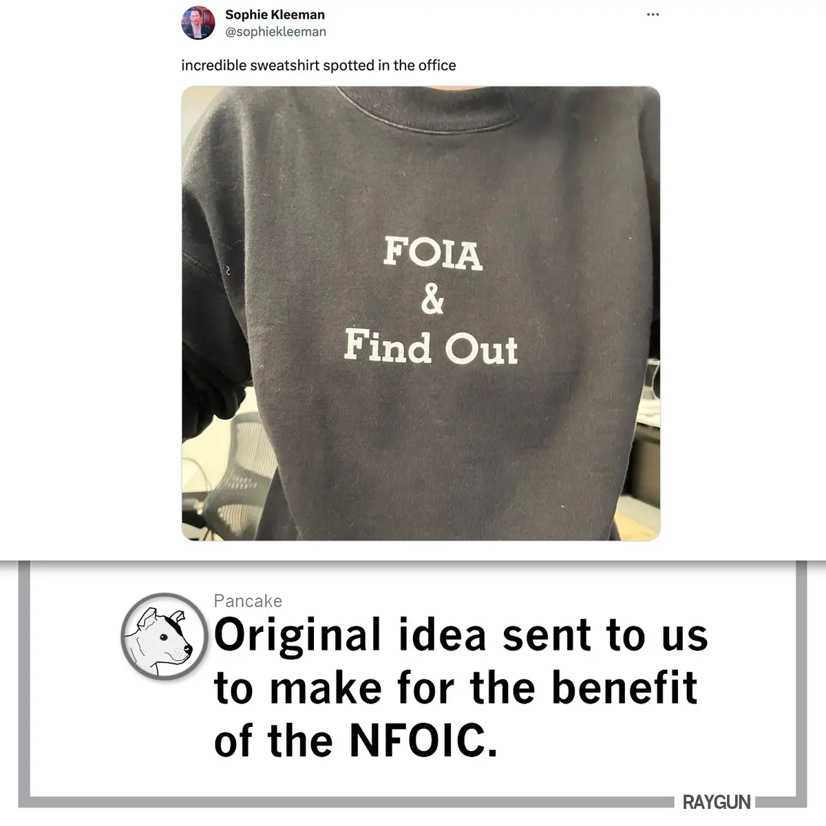Foia & Find Out Crew Sweatshirt 4