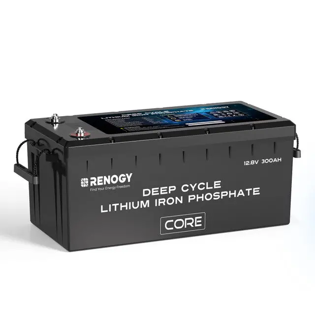 Renogy Core Series 12Volt 300Ah Lithium Iron Phosphate Battery W/ Self-Heating 1