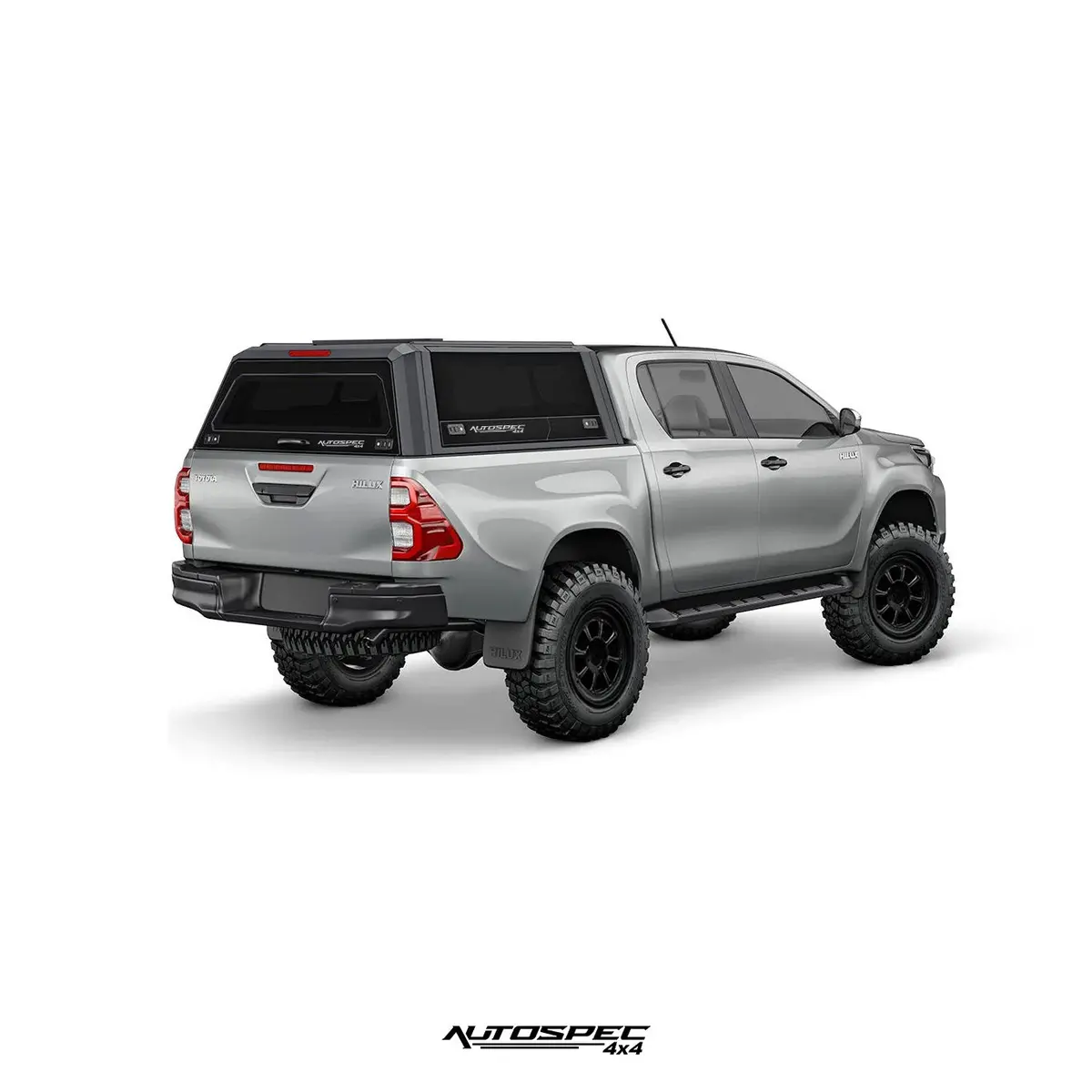 As Horizon Aluminum Tub Canopy - Matte Black For Mitsubishi Triton Mq/Mr 1