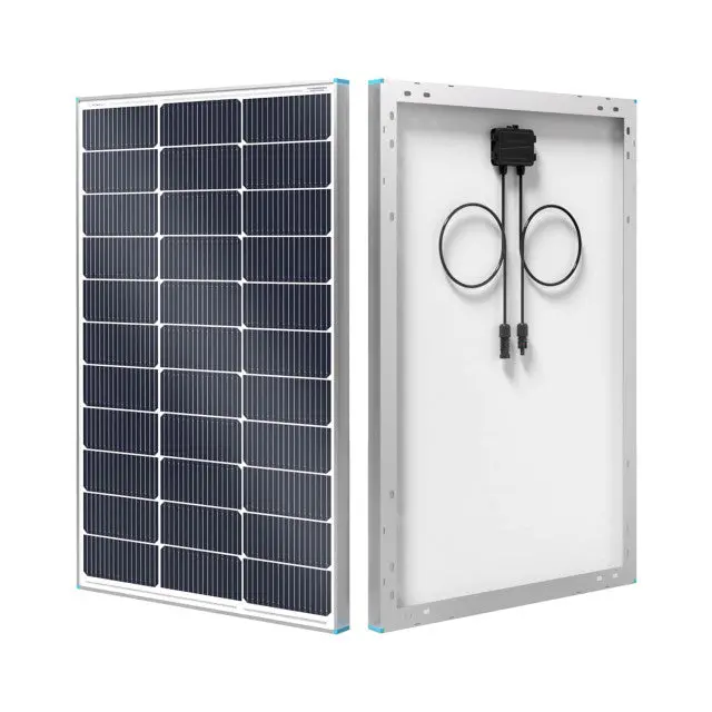 Renogy 12Volt 100W Rigid Solar Panel(16Bb N-Type) 1