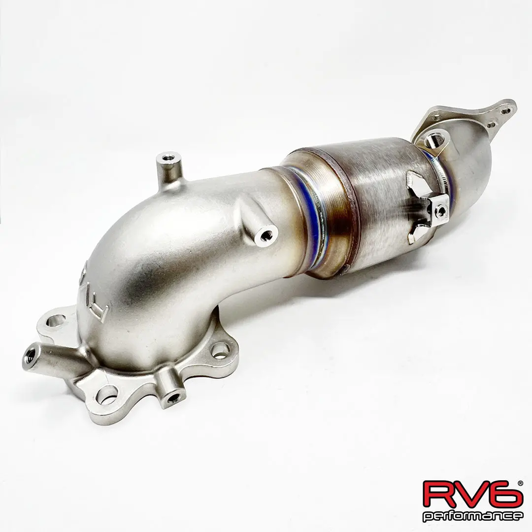 Rv6 Gesi G-Sport Catted Downpipe For 22+ Civic 1.5T / 22+ Civic Si 3
