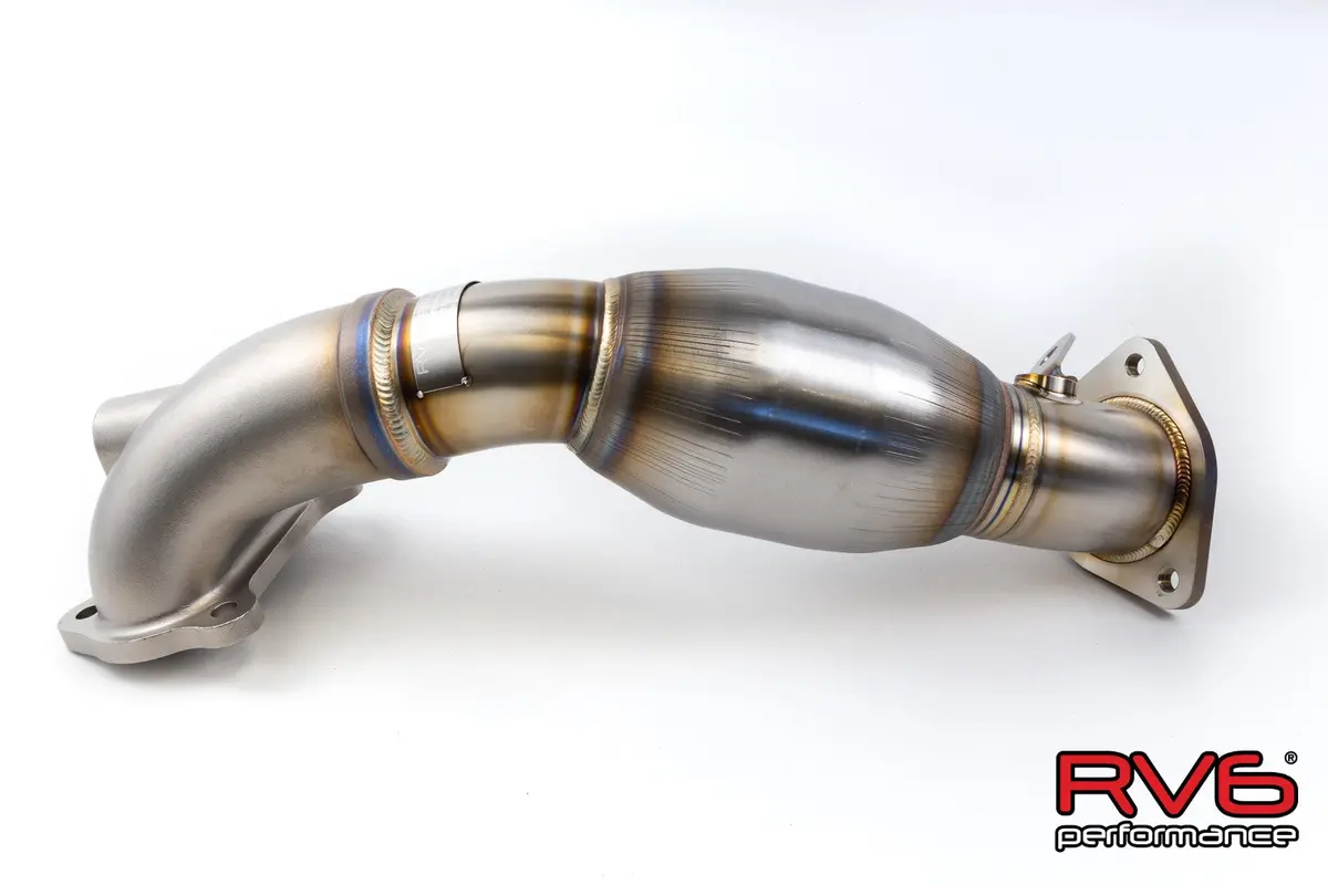 Rv6 Catted Downpipe For 22-24 Civic 2.0L 1