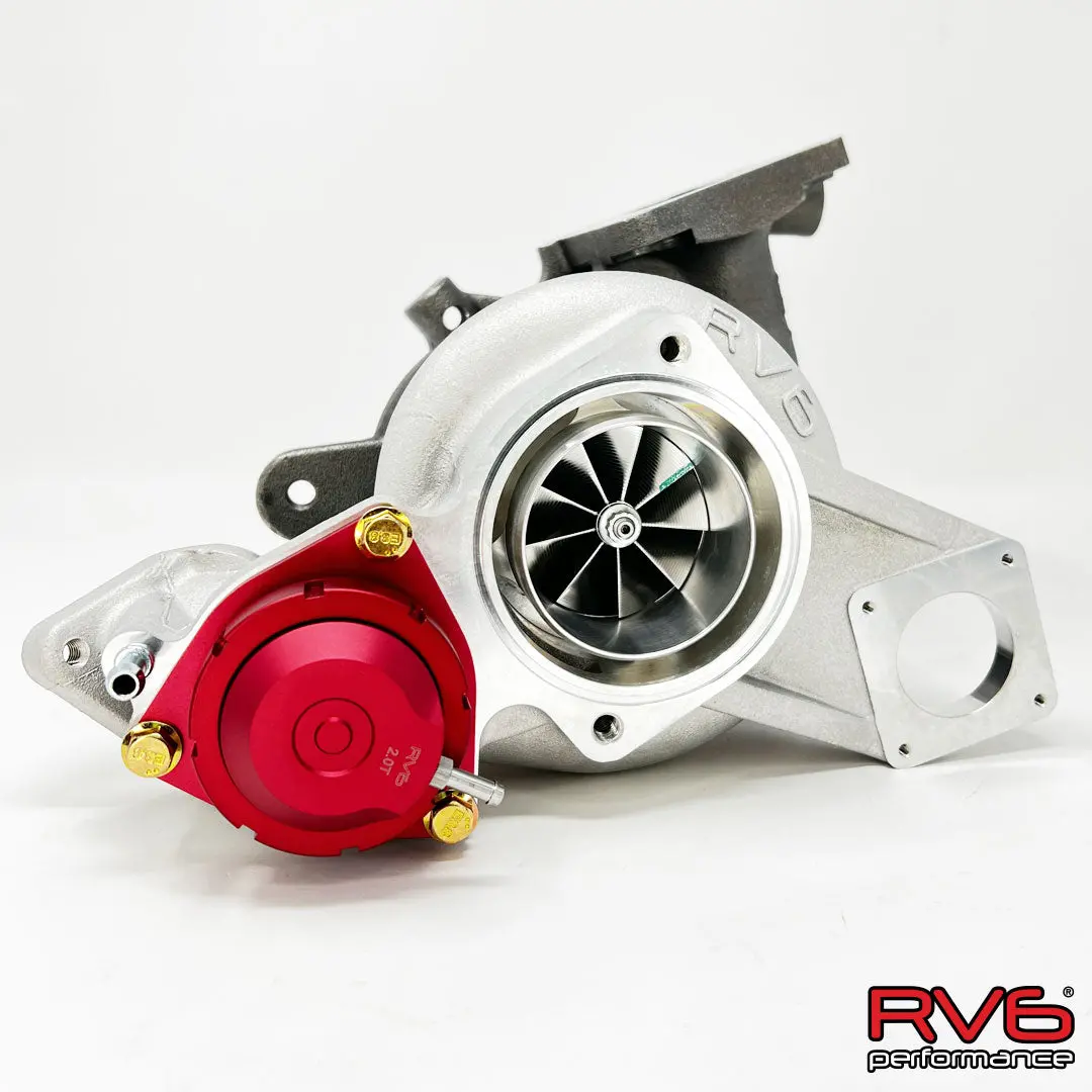 Rv6 R660as Antisurge / T51r Red Ball Bearing Turbo For Fk8 2.0T With Cf Inlet Pipe 1