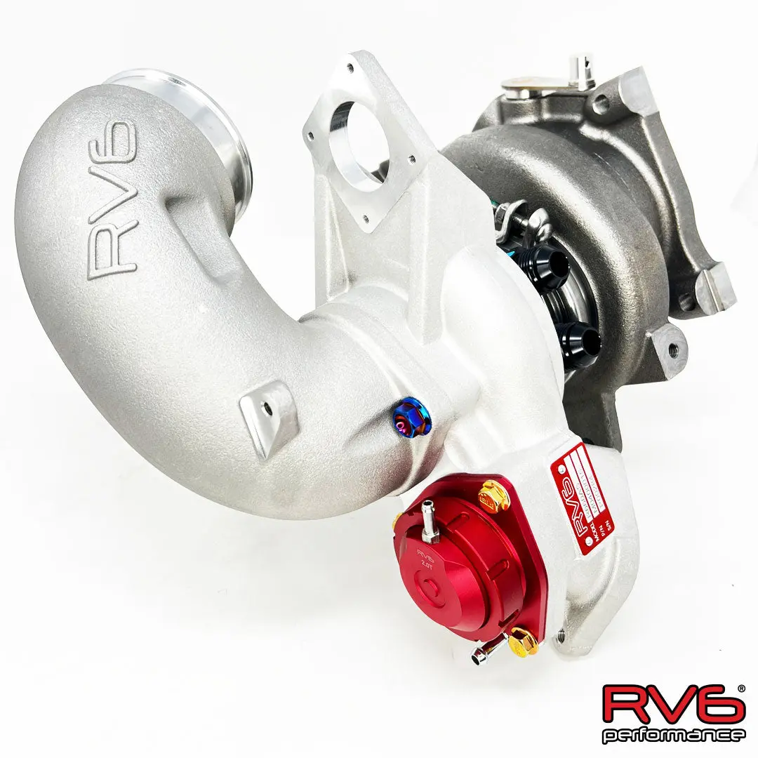 Rv6 R660as Antisurge / T51r Red Ball Bearing Turbo For Fk8 2.0T With Cf Inlet Pipe 2