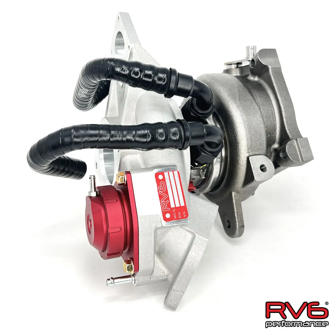 Rv6 R660 Red Ball Bearing Turbo For Fk8/Fl5/De5 2.0T With Bypass Valve 1