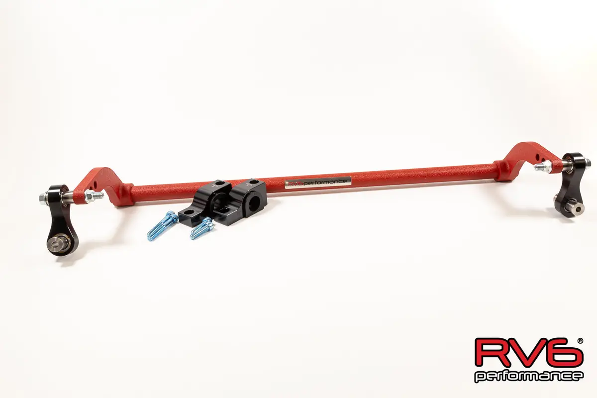 Rv6 18-22 Accord Adjustable Chromoly Rear Sway Bar With Billet Endlinks 1