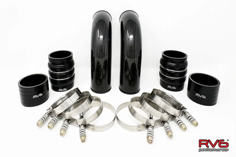 Rv6 2016+ Nsx Upgraded Upper Charge Carbon Fiber Tubing Kit 1