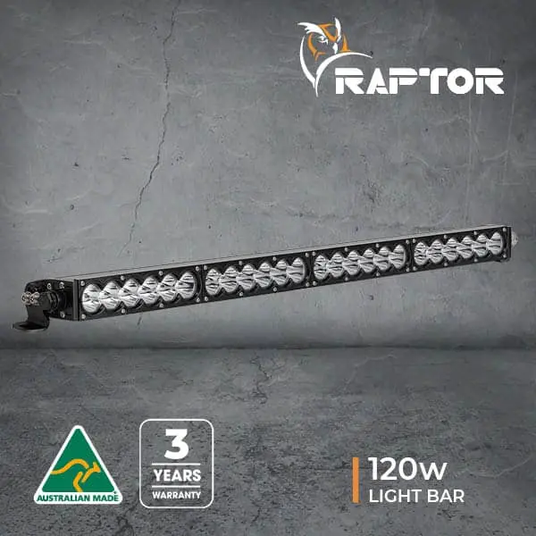 Raptor 120 Led 26.5″ Light Bar - Black Rim 1