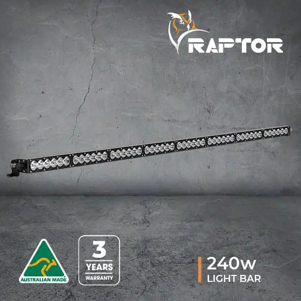 Raptor 240 Led 51″ Light Bar - Black Rim 3M Lead 1