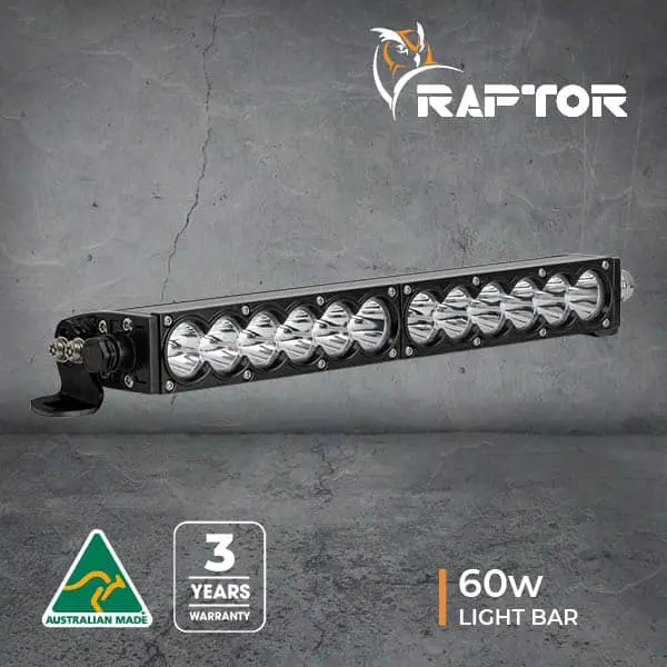 Raptor 60 Led 14.5″ Light Bar - Black Rim 1