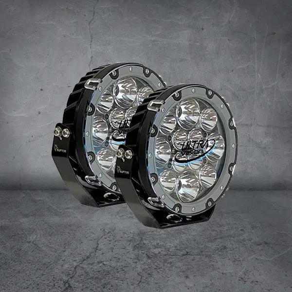 Ultra Vision Raptor 70 Led 7″ Driving Light (Pair) 1