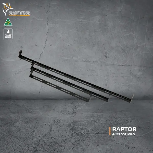 Raptor Light Bar Full Length Bracket (Black 3Mm) 1